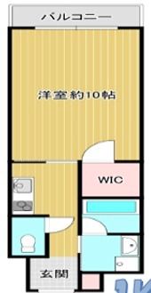 グラート西田辺の間取り画像