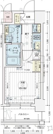 エステムコート難波IVアトリの間取り画像