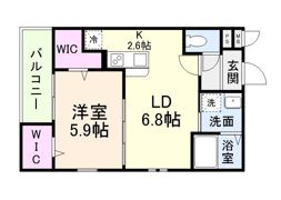 フジパレス今川II番館の間取り画像