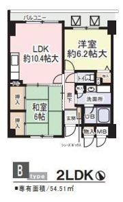 文の里ハイムの間取り画像