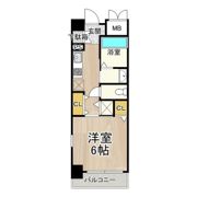 CITY SPIRE靭公園（旧名称:ルナコート江戸堀）の間取り画像