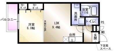 フジパレス エン II号館の間取り画像