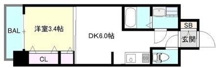 SOAR堺綾之町の間取り画像