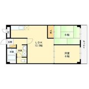 リバーサイド相愛の間取り画像