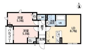 STELLA VITA石津（ステラヴィータ）の間取り画像