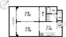 ラフィーネ三国の間取り画像