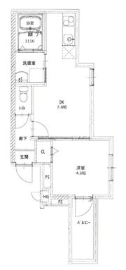 フジパレス堺駅EASTの間取り画像