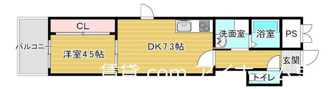 ノースクレセントの間取り画像
