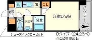 リッツ新大阪の間取り画像