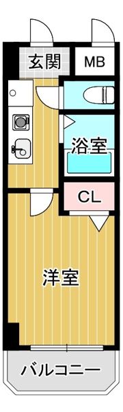 HOPE CITY天神橋の間取り画像