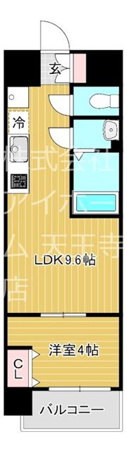 AND TERRACE 文の里の間取り画像