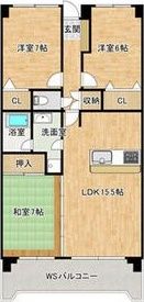 淀川ハイライフマンションの間取り画像