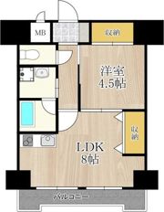 パークモダン新大阪（フルリノベーション）の間取り画像
