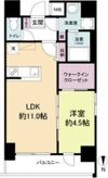 エス・キュート南森町の間取り画像