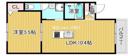 コンフォート都島の間取り画像