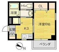 エクセレント天神橋の間取り画像