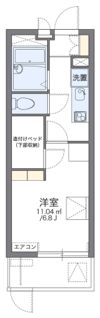 レオパレスE サクセスの間取り画像