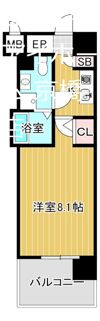 グラマシー京橋の間取り画像