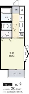 セジュールFの間取り画像
