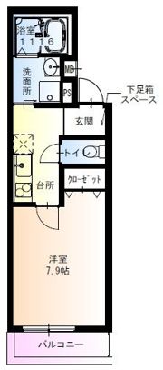 フジパレス堺大浜北町I番館の間取り画像