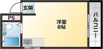 松野コーポA棟の間取り画像