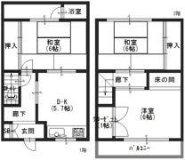 松原市岡 貸家の間取り画像