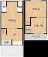 松原市北新町テラス（2）の間取り画像