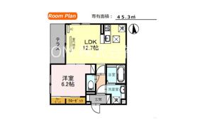 ル・コフレ深江橋の間取り画像