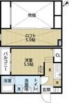 フェリオ北清水（フェリオキタシミズ）の間取り画像