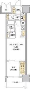 リビオメゾン新大阪の間取り画像