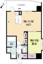 スプランディッド中之島WESTの間取り画像
