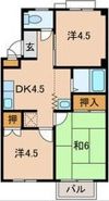 TWIN HILL松幸苑3号棟の間取り画像