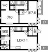 三国ヶ丘residence E棟の間取り画像