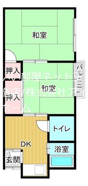 勝山3丁目平屋一戸建の間取り画像