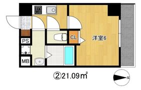 グランパシフィック今宮の間取り画像