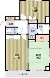 グレイス北河堀の間取り画像