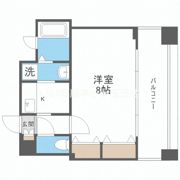 コスモリード谷町六丁目の間取り画像