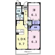 インヴィテ・ボヌ－ルII番館の間取り画像