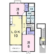 ウエストスクエアB棟の間取り画像