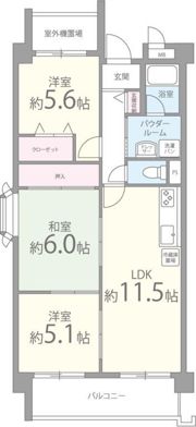 アーク・コートの間取り画像
