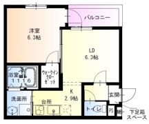 フジパレス日根野駅南II番館の間取り画像