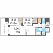 コンフォリア・リヴ淡路町一丁目の間取り画像