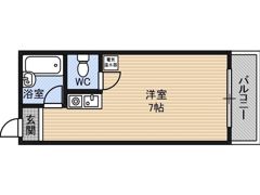 レジデンス堀江の間取り画像