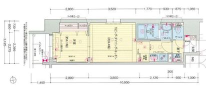 ファステート難波デラックスの間取り画像