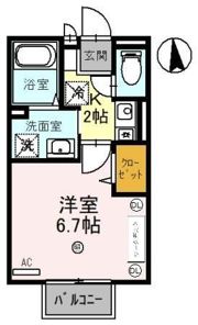 セジュールシャトレー A棟の間取り画像