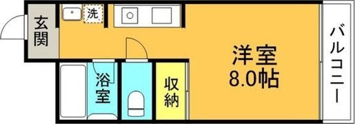 白龍ビルの間取り画像