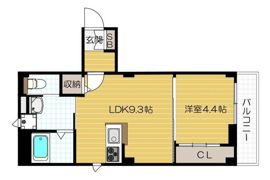 Plaisirdeux京町堀の間取り画像
