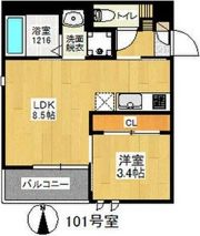 GRANDTIC 雅・堺東の間取り画像