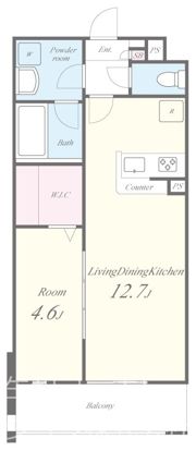 ドミソレイユIIの間取り画像