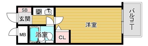 ホーユウコンフォルト都島の間取り画像
